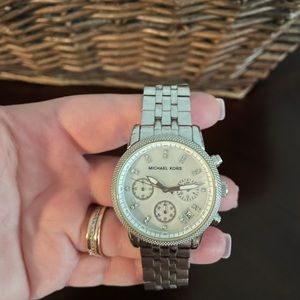 Michael Kors silver watch